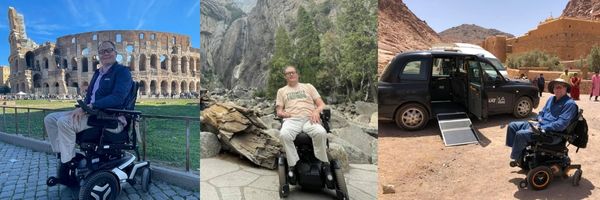 John in various travel locations