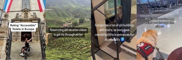 Screenshots of Instagram reels
