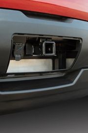 Hitch receiver on a BraunAbility Chevrolet Traverse wheelchair accessible SUV