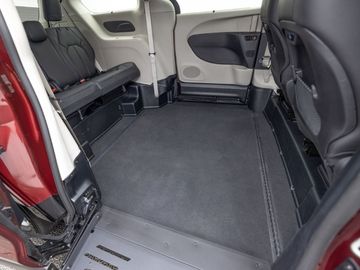 Interior view of the second-row area in the BraunAbility CompanionVan wheelchar van