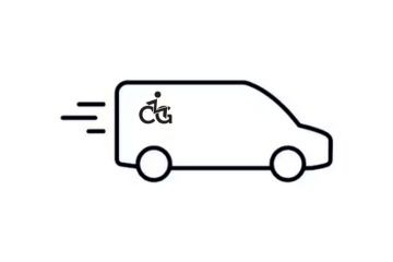 Icon of mobile technician repair truck