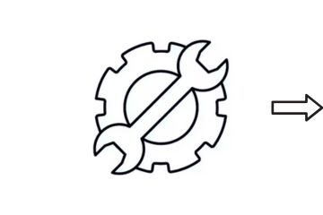 Icon of gear and wrench